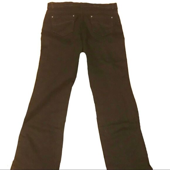 Charter Club Comfort Waist Black Jeans Size 12 Small - Picture 3 of 10